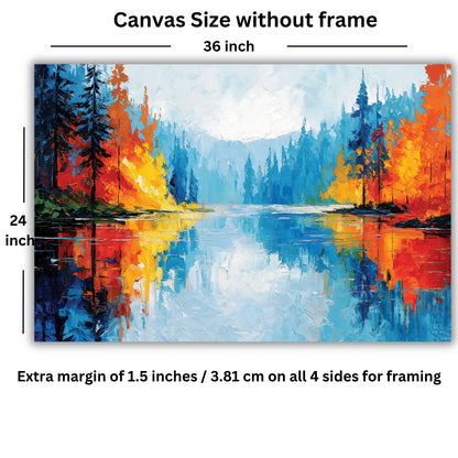 landscape wall painting