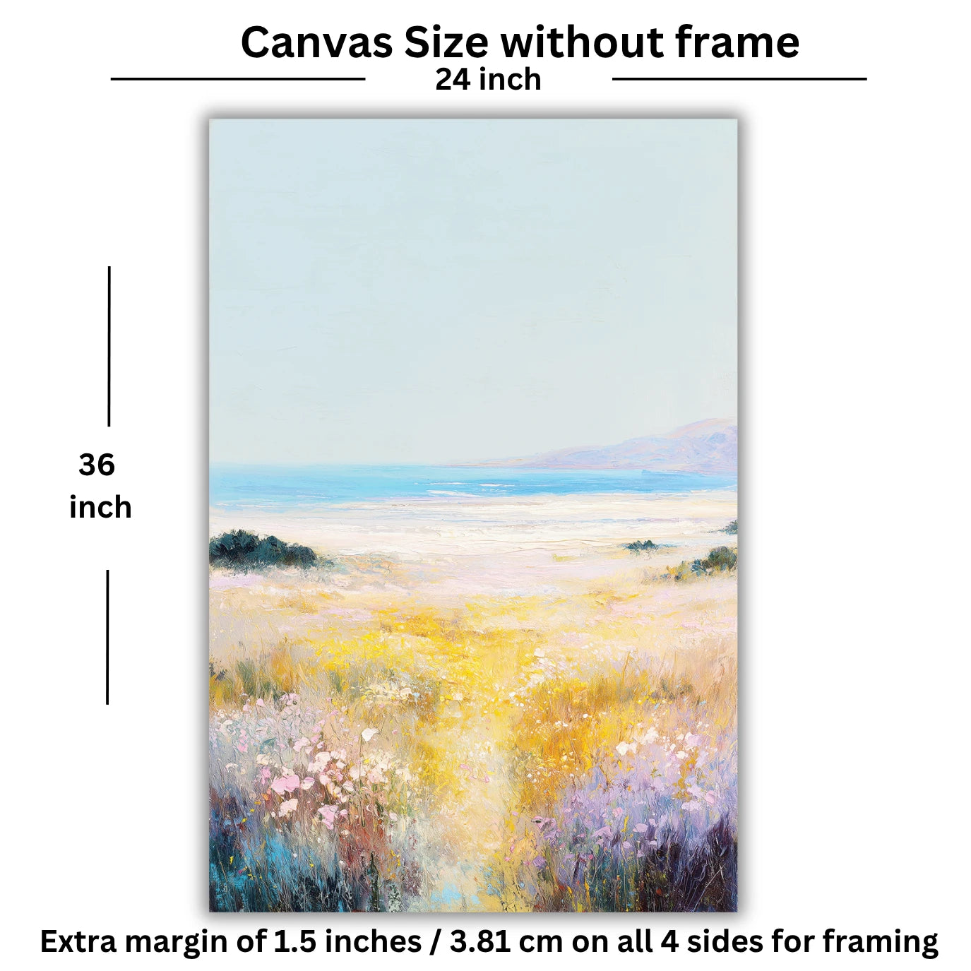 landscape floral painting