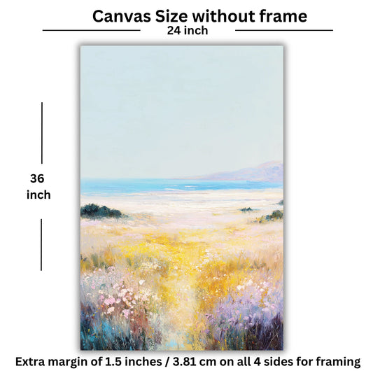 landscape floral painting