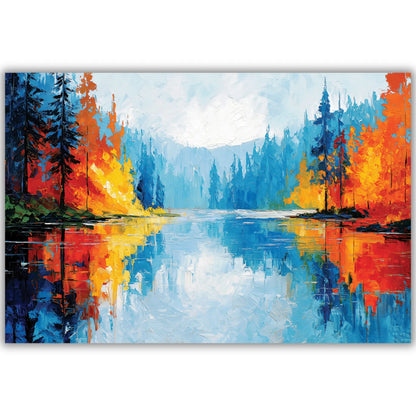 landscape wall painting