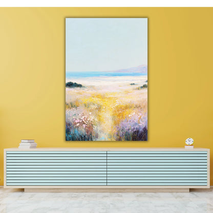 Abstract landscape painting wall 