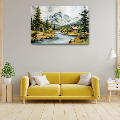large canvas painting