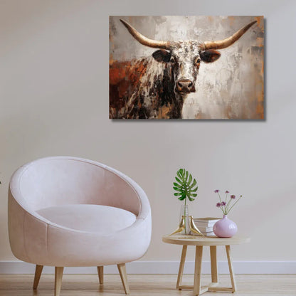 longhorn Painting on canvas