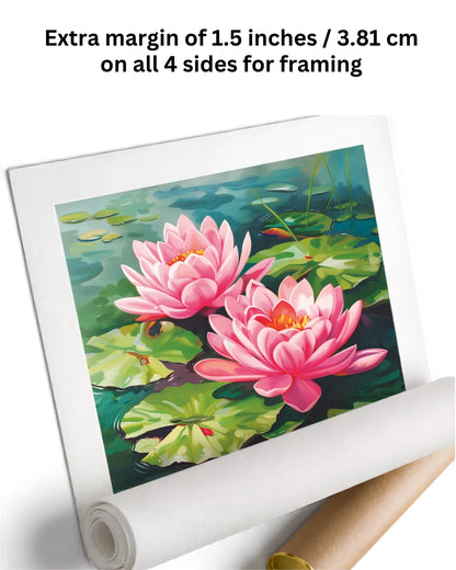 Lotus Painting Vastu wall