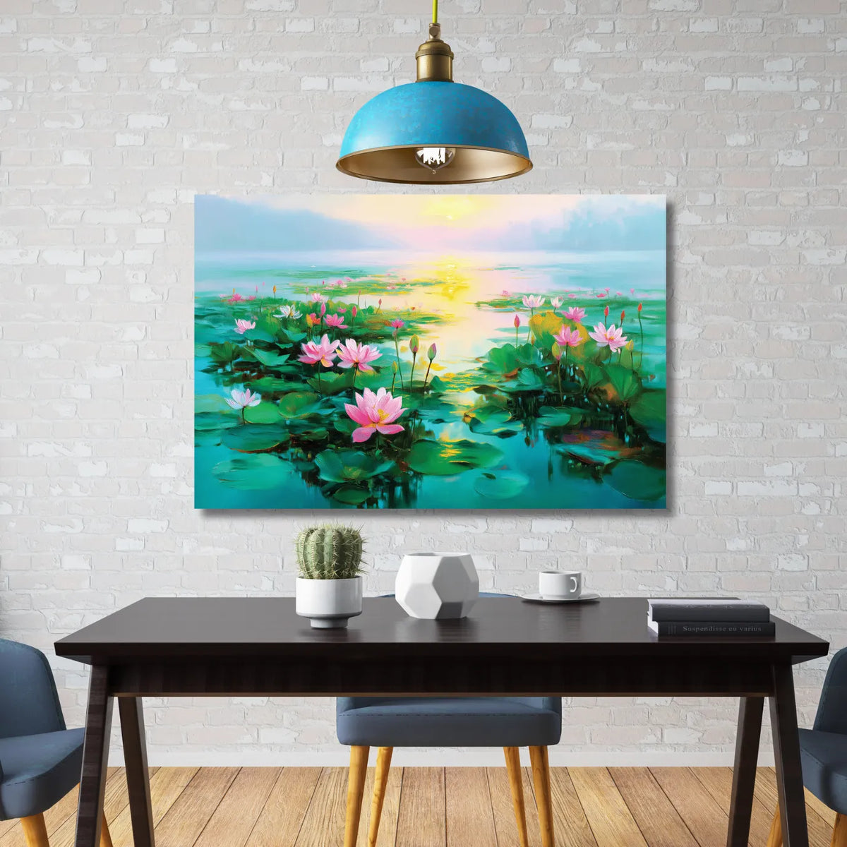 Lotus Canvas Painting for wall