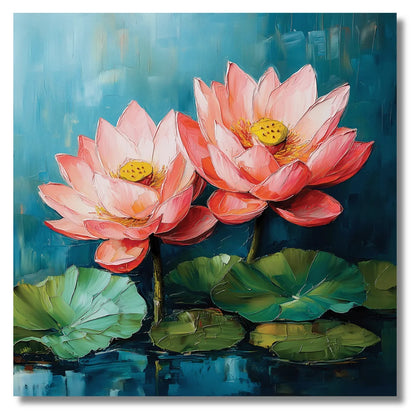 lotus flower painting for home