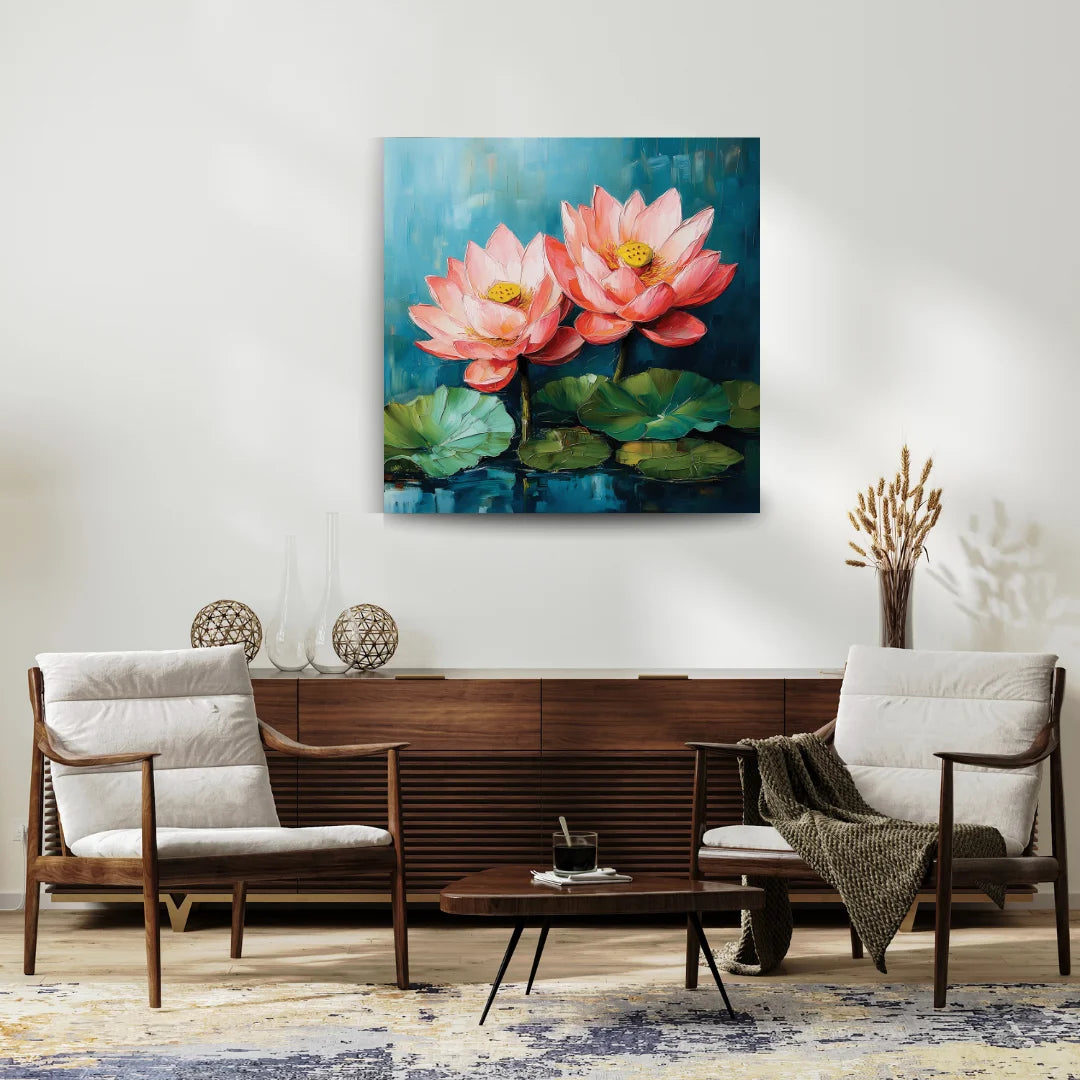 lotus painting vastu