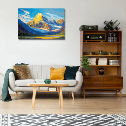 mountain wall painting