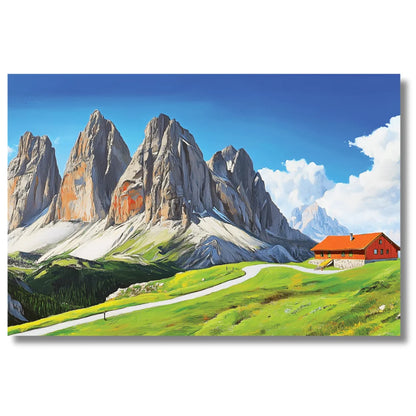 naturel andscape canvas painting