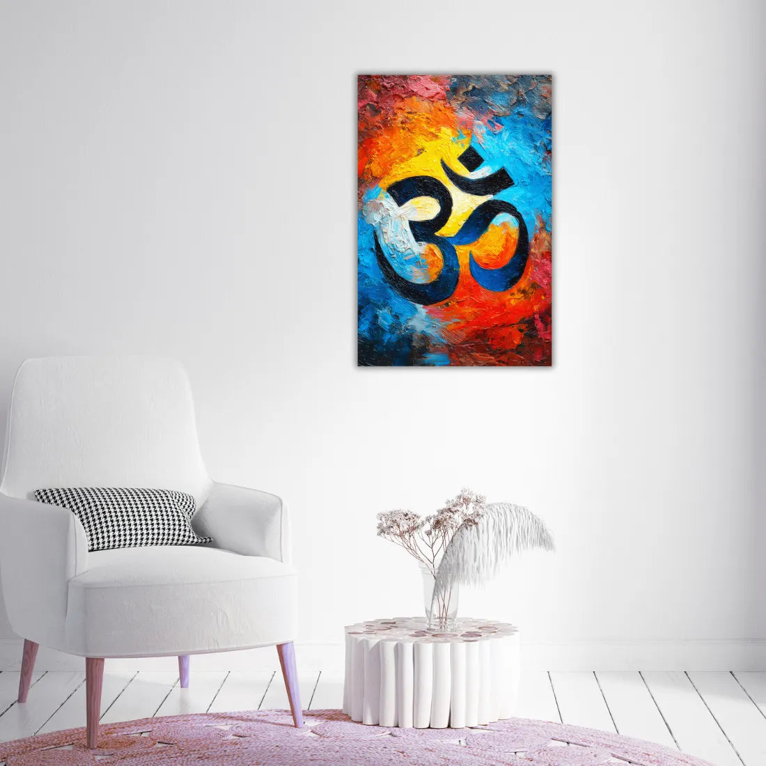 Om painting for home wall