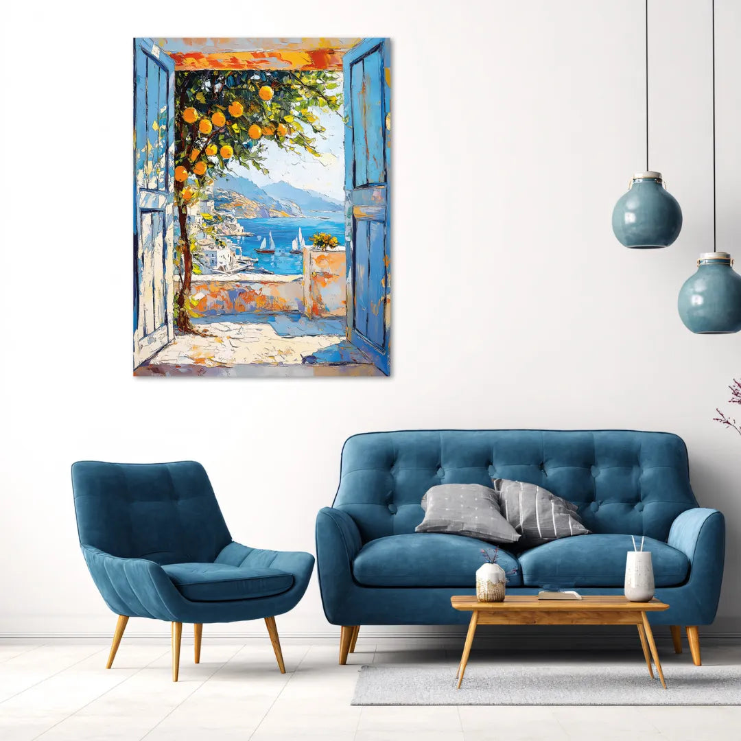 open door vastu art painting