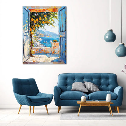 open door vastu art painting