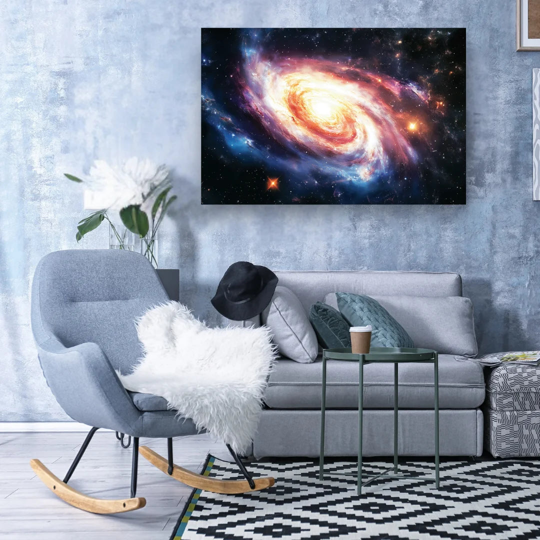 outer space painting