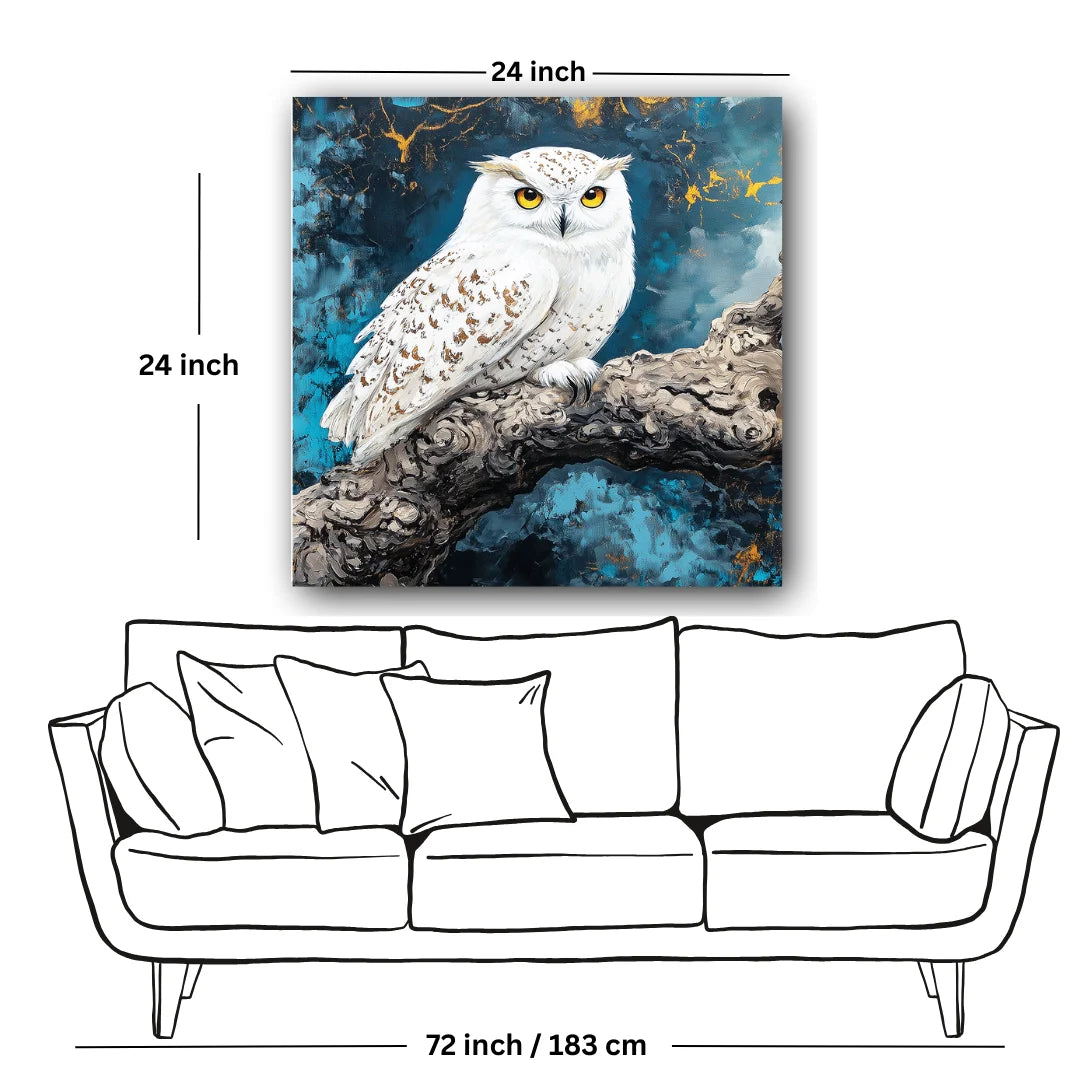 owl painting on wall
