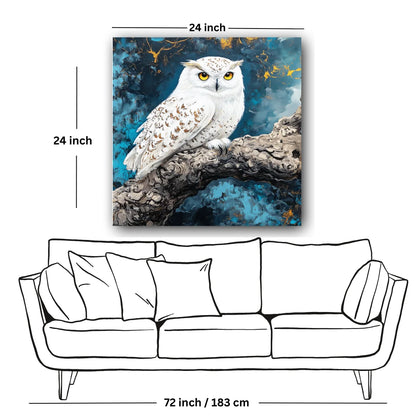 owl painting on wall