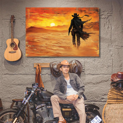 Cowboy Painting for room