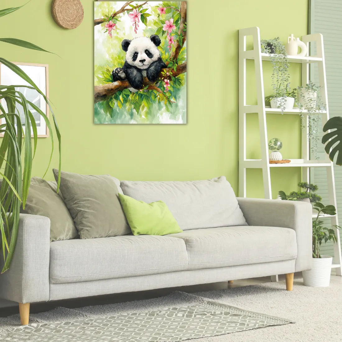 panda painting for room
