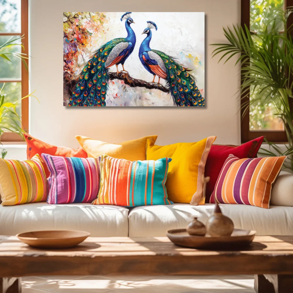 peacock painting