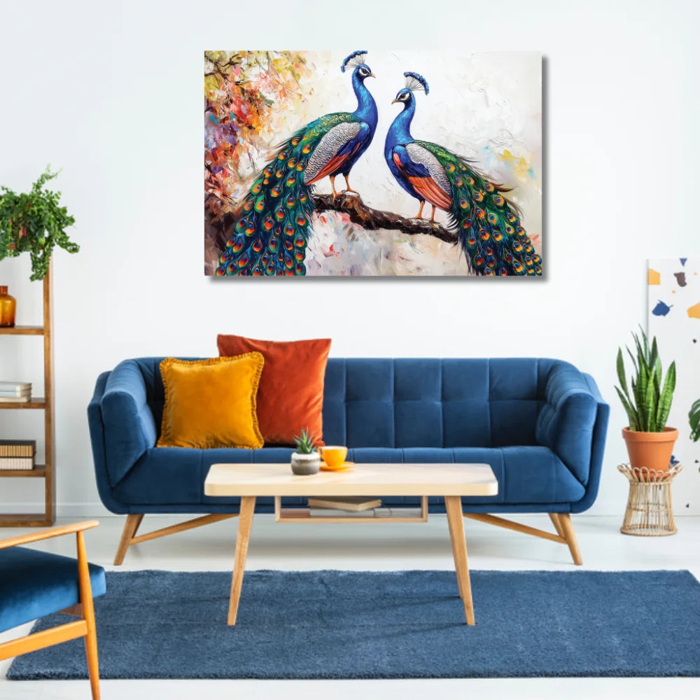 peacock painting in bedroom vastu