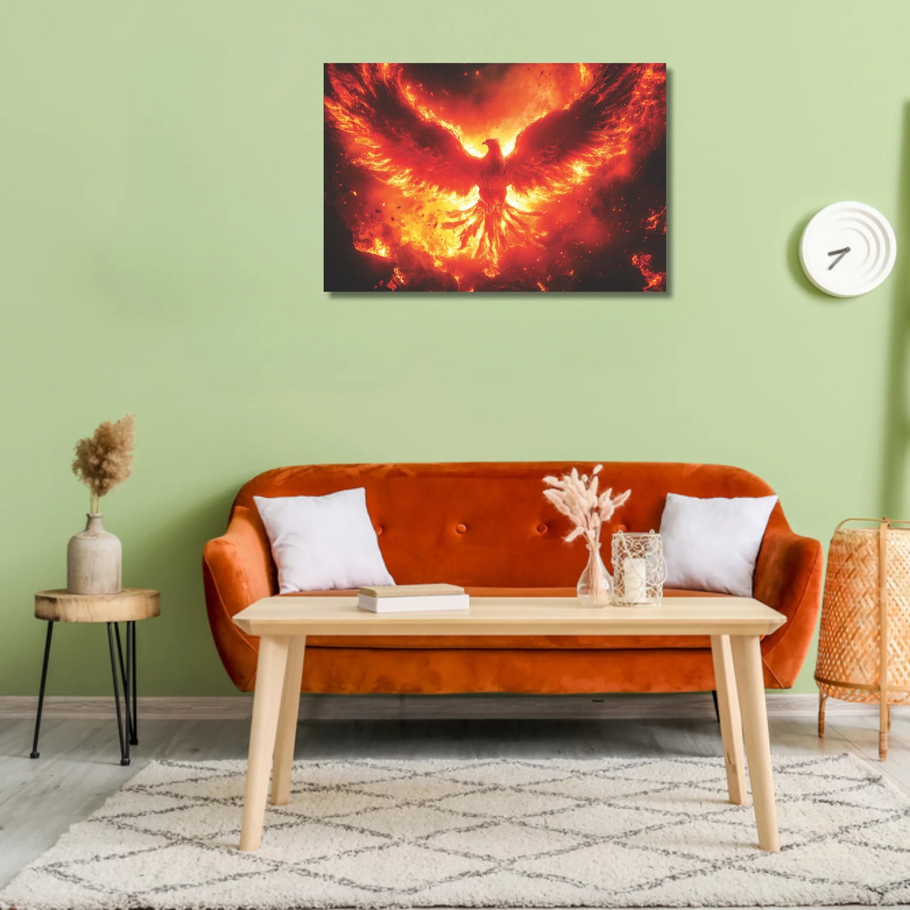 phoenix bird painting vastu