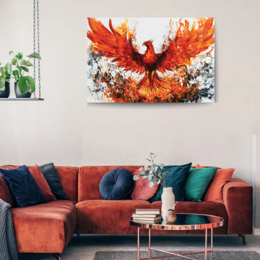 Phoenix Bird Painting wall
