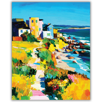 sea shore painting