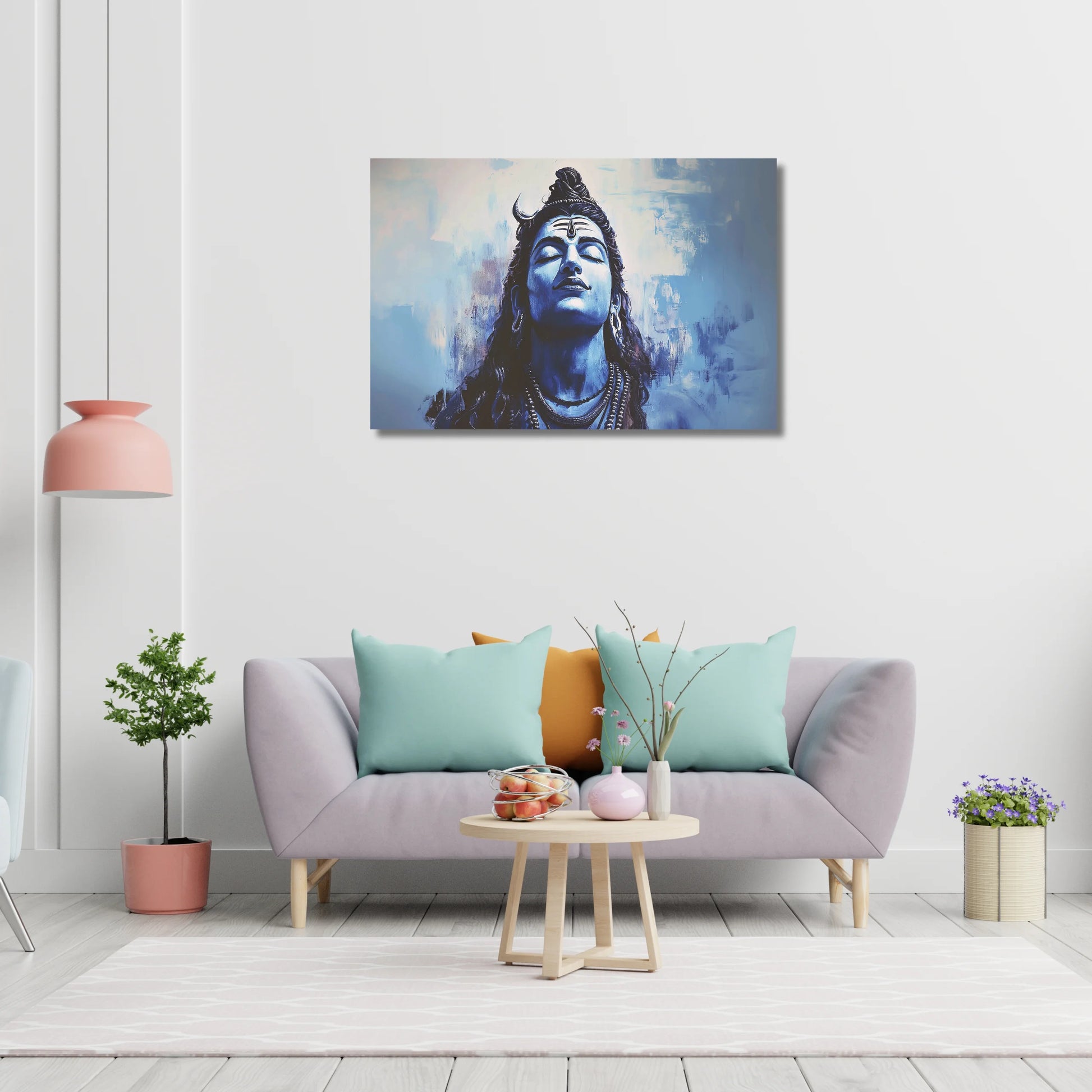 shiv ji wall decor