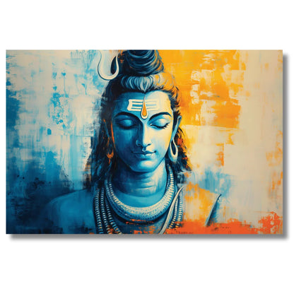shiva canvas painting