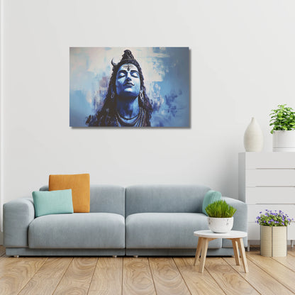 Lord Shiva Canvas Painting for Living Room as Per Vastu Wall Art Painting