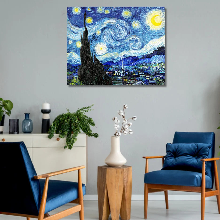 Van Gogh Starry Night Painting for wall decor