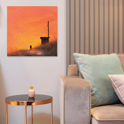 sad painting for home decor