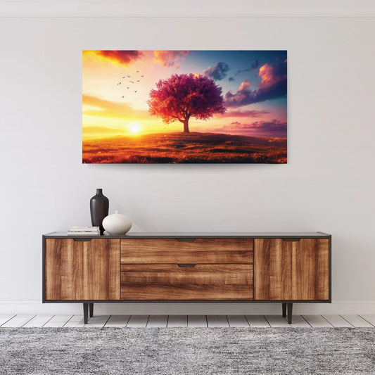 tree landscape painting