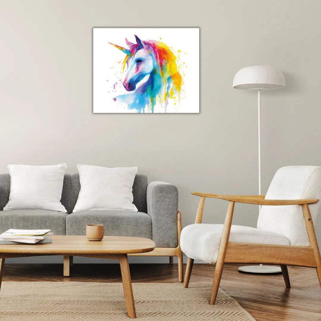 unicorn painting for living room