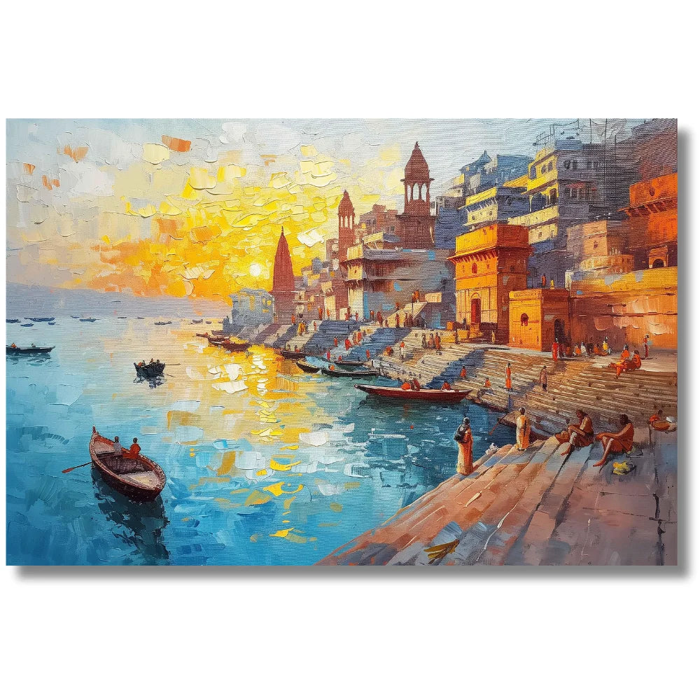 varanasi ganga ghat painting