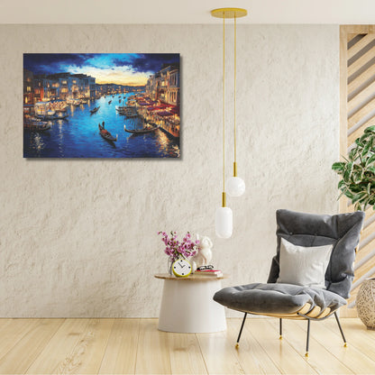 Canvas Venice Painting for Living Room Best for Wall Art Decoration
