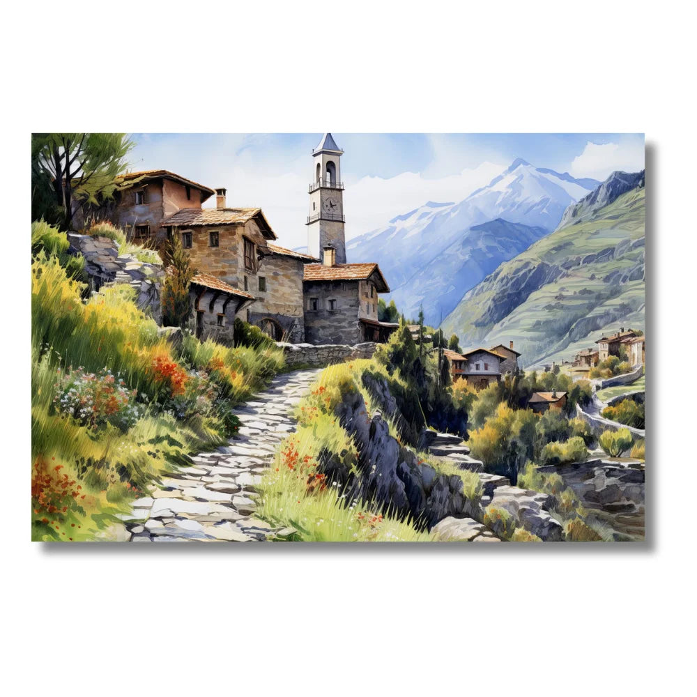 village painting 