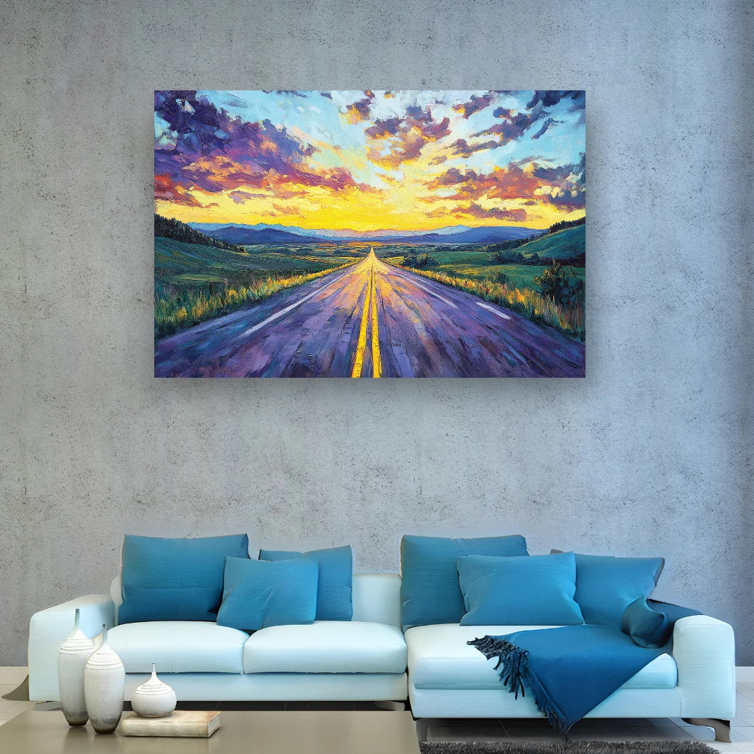 wall design painting for hall