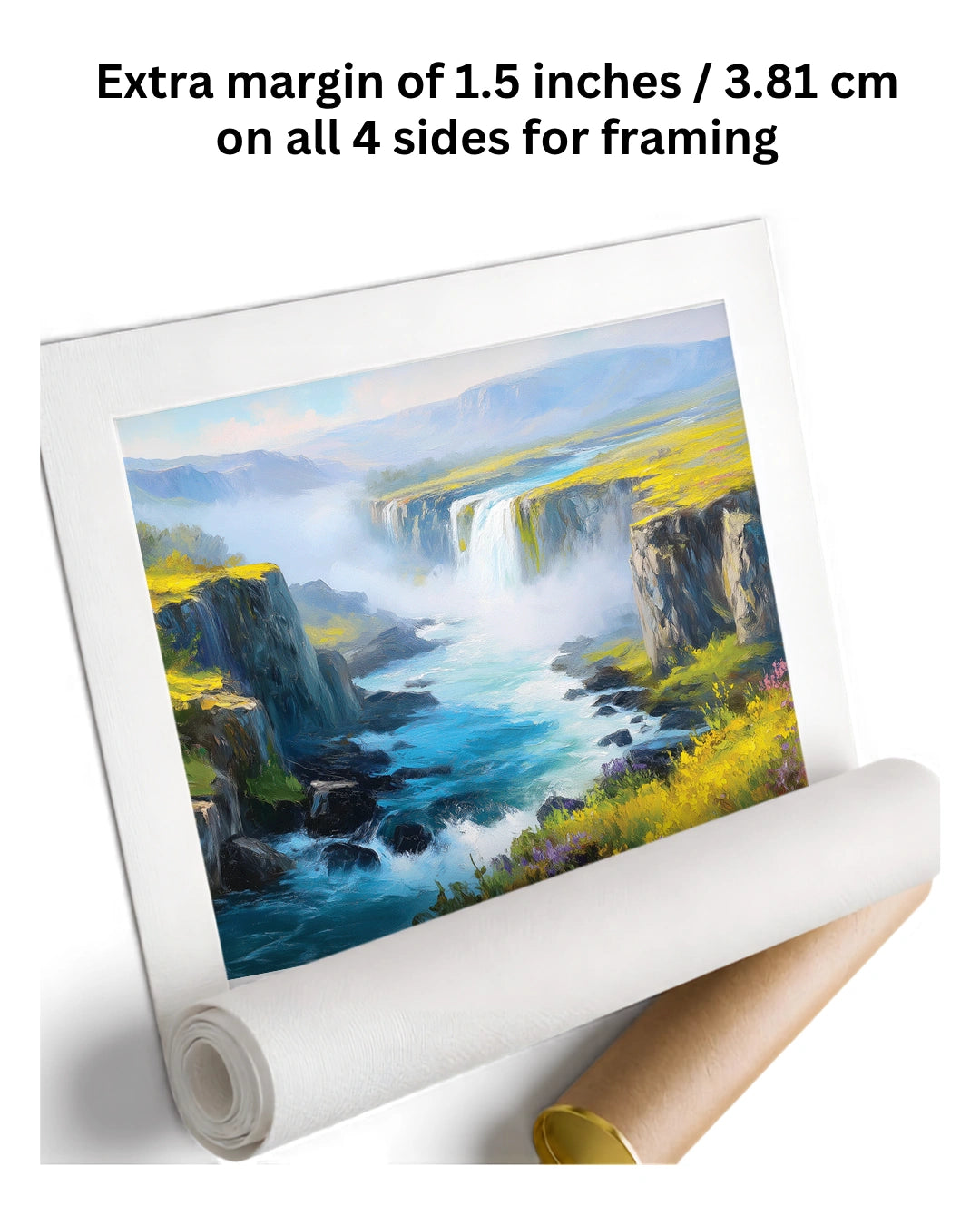 waterfall painting for living room Vastu for living room