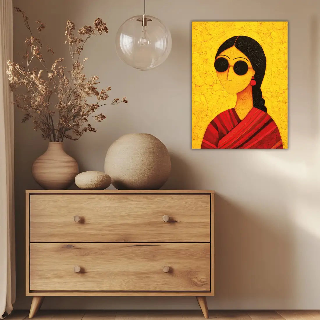 woman modern art for wall