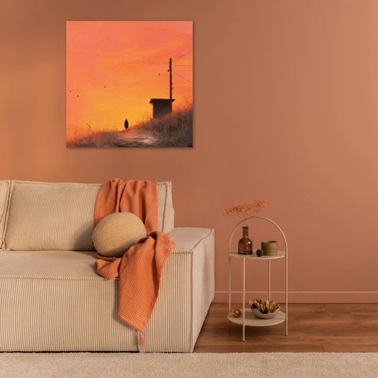 Sad painting for wall