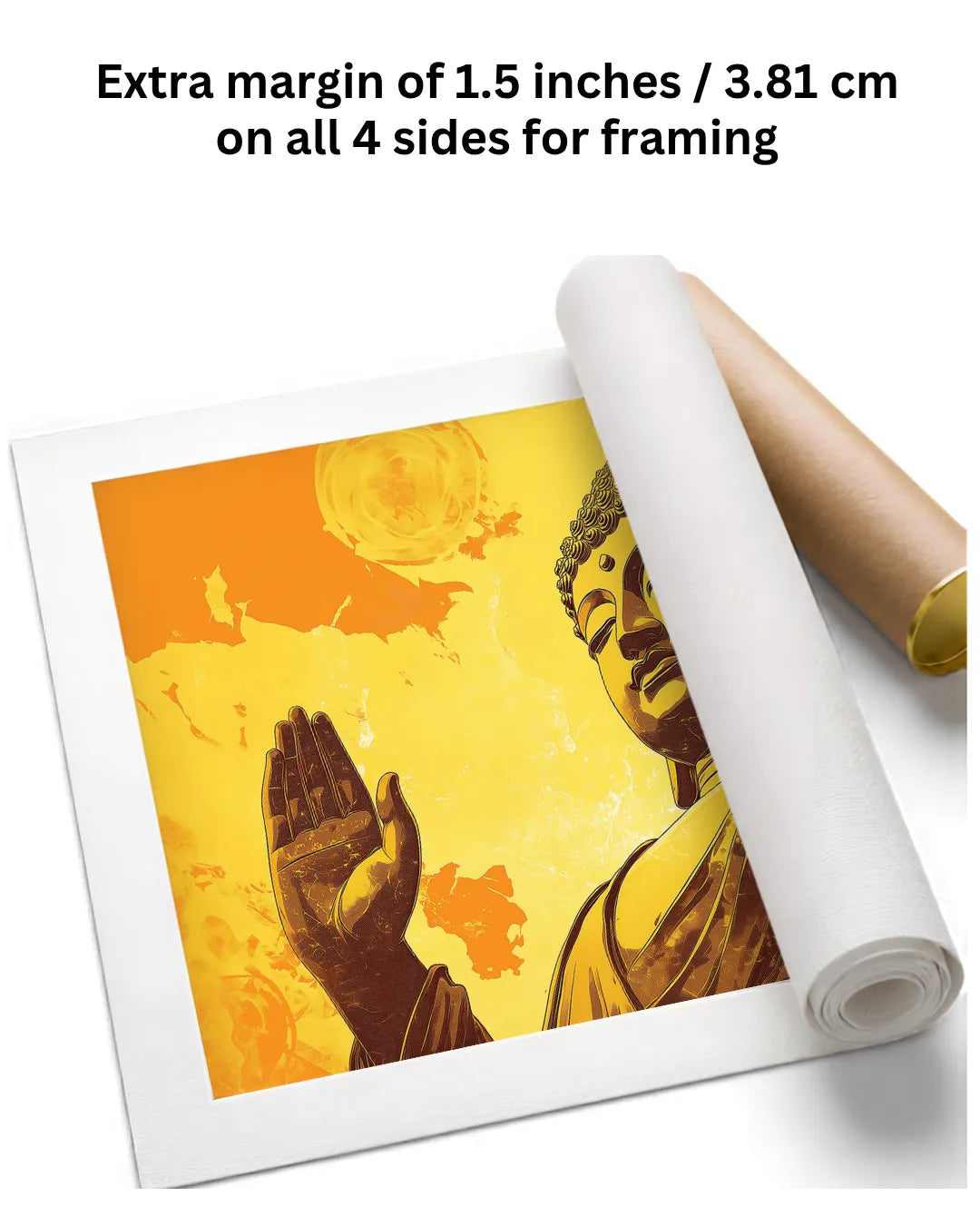Premium Gautam Buddha painting for living room